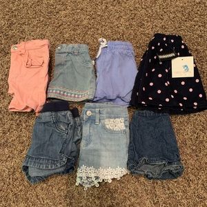 Toddler girl shorts bundle